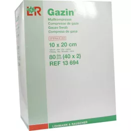 GAZIN Gaze komp.10x20 cm steril 12-lags, 40X2 stk