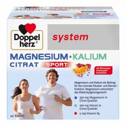 DOPPELHERZ Magnesium+Kaliumcitratsystem granulat, 40 stk