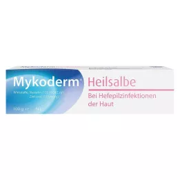 MYKODERM Helbredende salve Nystatin og zinkoxid, 100 g