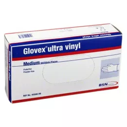 GLOVEX Ultra Vinyl Handsker medium, 100 stk