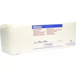 REGAL Engangskompresser 10x10 cm, 200 stk