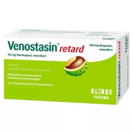 VENOSTASIN retard 50 mg hård kapsel med vedvarende frigivelse, 100 stk