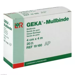 MULLBINDEN GEKA 4 cmx4 m, 20 stk