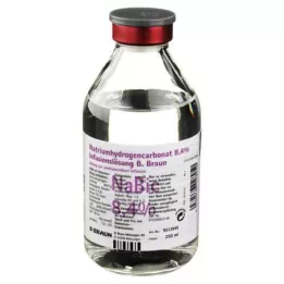 NATRIUMHYDROGENCARBONAT B.Braun 8,4% glas, 250 ml