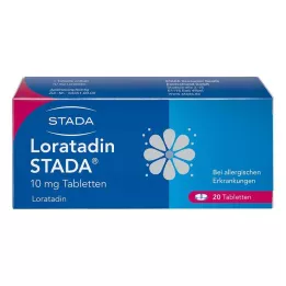 LORATADIN STADA 10 mg tabletter, 20 stk