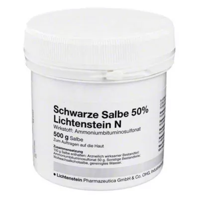 SCHWARZE SALBE 50% Lichtenstein N, 500 g