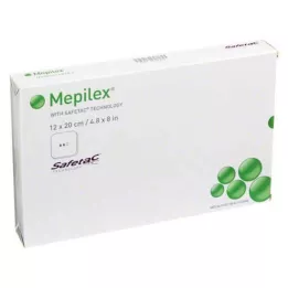 MEPILEX 12x20 cm skumbandage, 5 stk