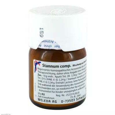 STANNUM COMP.Triturering, 50 g