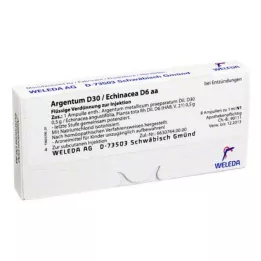 ARGENTUM D 30/ECHINACEA D 6 aa ampuller, 8 stk
