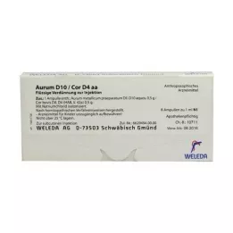AURUM D 10/Cor D 4 aa ampuller, 8X1 ml