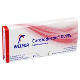 CARDIODORON 0,1 % injektionsopløsning, 8X1 ml