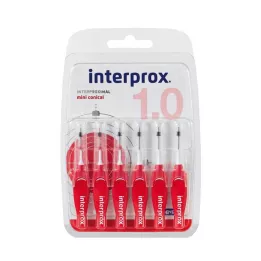 INTERPROX minikonisk rød Interdentalb.Blis., 6 stk