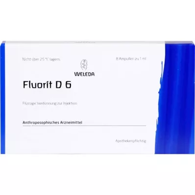 FLUORIT D 6 ampuller, 8 ml