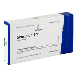 GENCYDO 5 % injektionsopløsning, 8 stk