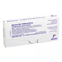 MARMOR D 6/Stibium D 6 aa ampuller, 8X1 ml