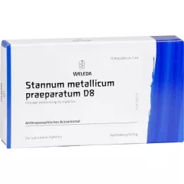 STANNUM METALLICUM praeparatum D 8 ampuller, 8X1 ml