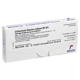 CICHORIUM STANNO cultum Rh D 3 ampuller, 8X1 ml