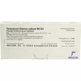 TARAXACUM STANNO cultum RH D 2 ampuller, 8X1 ml