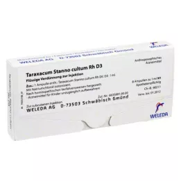 TARAXACUM STANNO cultum RH D 3 ampuller, 8X1 ml