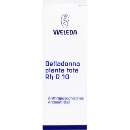 BELLADONNA PLANTA tota Rh D 10 Fortynding, 20 ml