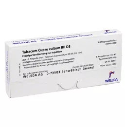 TABACUM CUPRO cultum Rh D 3 ampuller, 8X1 ml
