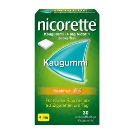 NICORETTE 4 mg frisk frugttyggegummi, 30 stk