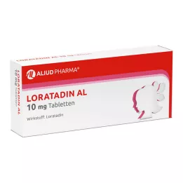 LORATADIN AL 10 mg tabletter, 100 stk