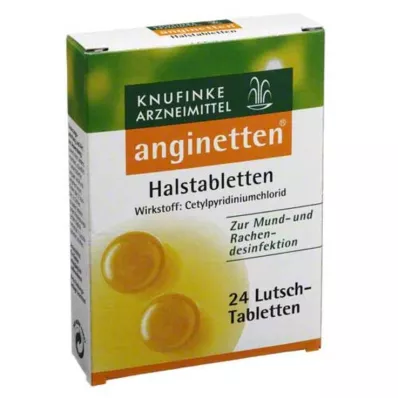 ANGINETTEN Halstabletter, 24 stk
