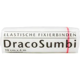 Dracosumbi fikseringsbandage 10 cm x 4 m hvid, 1 stk