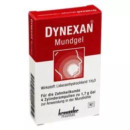 DYNEXAN Ampuller med mundgel, 4X1,7 g