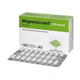 MAGNESIOCARD 2,5 mmol filmovertrukne tabletter, 100 stk