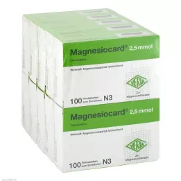 MAGNESIOCARD 2,5 mmol filmovertrukne tabletter, 10X100 stk