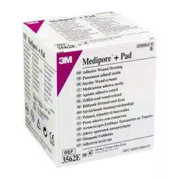 MEDIPORE Plus Pad 3562E steril sårforbinding, 50 stk