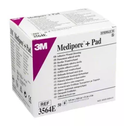 MEDIPORE Plus Pad 3564E steril sårforbinding, 50 stk