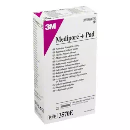 MEDIPORE Plus Pad 3570E steril sårforbinding, 25 stk