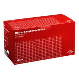 Sugekomprimerer sterile 10x20c, 25 stk