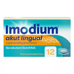 IMODIUM akut linguale smeltetabletter, 12 stk