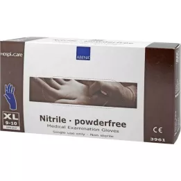 NITRIL Handsker uden pudder x-large, 100 stk