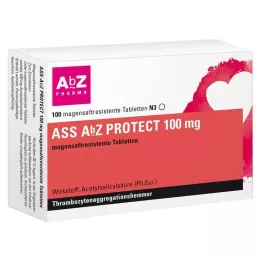 ASS AbZ PROTECT 100 mg mave-resistente tabletter, 100 stk