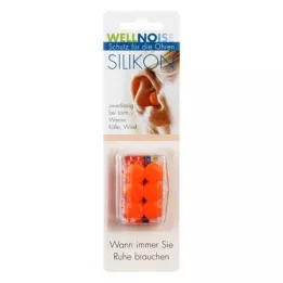 WELLNOISE Ørepropper orange blister, 3X2 stk