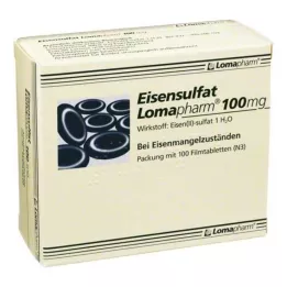 EISENSULFAT Lomapharm 100 mg filmovertrukne tabletter, 100 stk