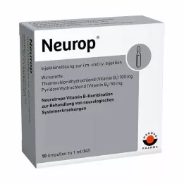 NEUROP Ampuller til injektionsopløsning, 10X1 ml