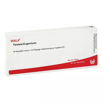 TESTES/ARGENTUM Ampuller, 10X1 ml