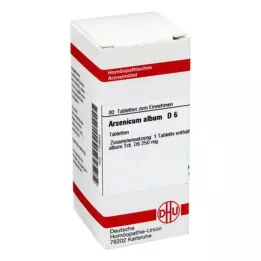 ARSENICUM ALBUM D 6 tabletter, 80 stk