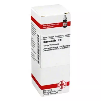 CHAMOMILLA D6 Fortynding, 20 ml