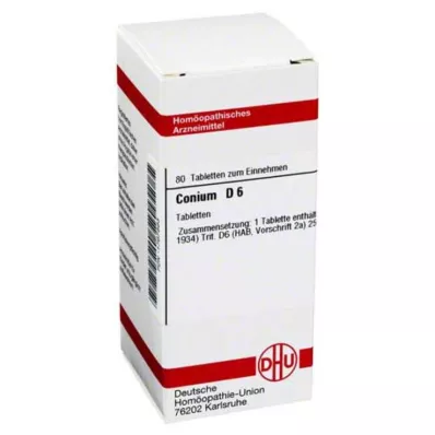 CONIUM D 6 tabletter, 80 stk