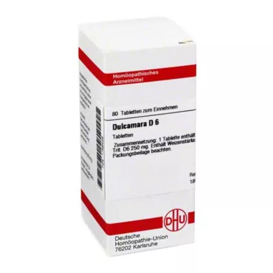 DULCAMARA D 6 tabletter, 80 stk