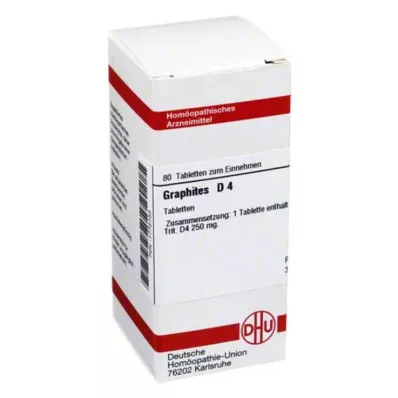 GRAPHITES D 4 tabletter, 80 stk