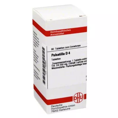 PULSATILLA D 4 tabletter, 80 stk PULSATILLA D 4 tabletter, 80 stk