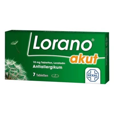 LORANO akutte tabletter, 7 stk
